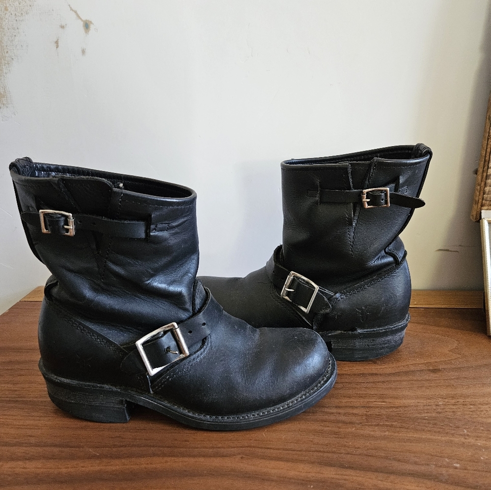 Frye engineer boots